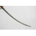 Antique sword hand fogged steel blade handle 33 inch long C 372